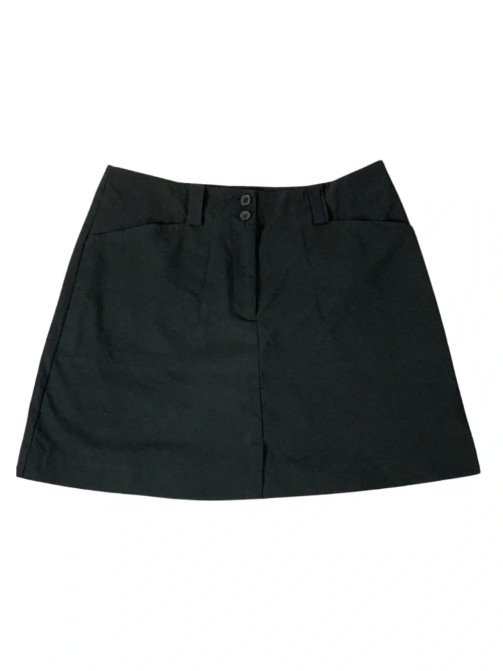 Nike Dry-Fit Classic Black Golf Skort Women's 10 Pockets Sporty Athletic